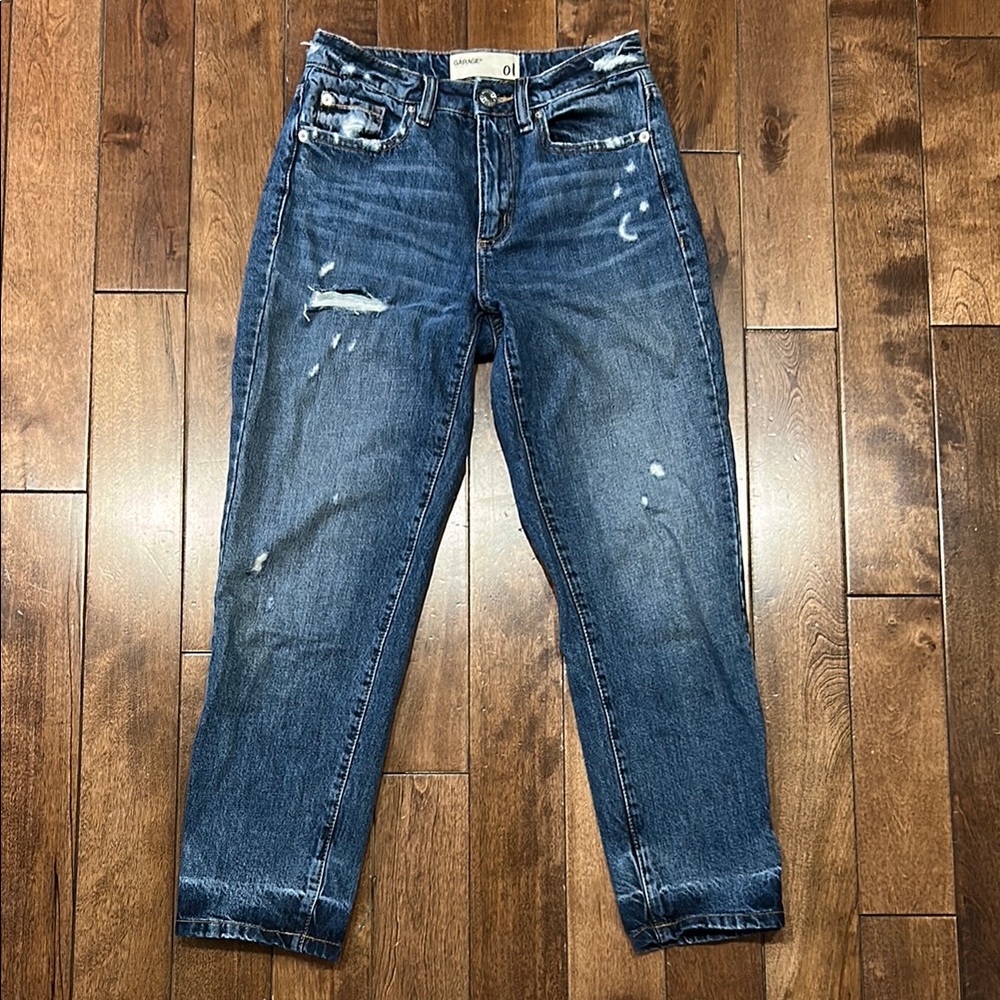 Garage - Women’s Distressed Blue Jeans - Size 1